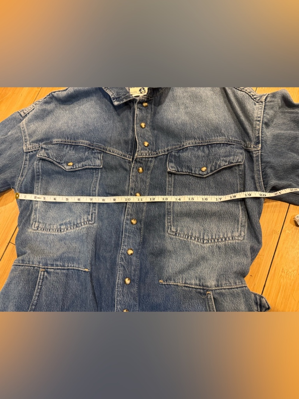We The Free by Free People Blue Denim Jumpsuit NWT - Picture 7 of 10